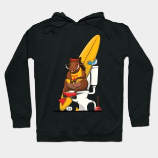 Warthog on the Toilet Hoodie